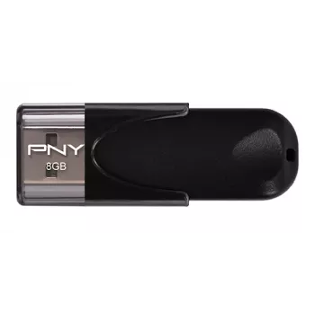 PNY Attache 4 2.0 - Pen USB 8GB - USB 2.0 - Escrita 8 MB/s Leitura 25 MB/s
