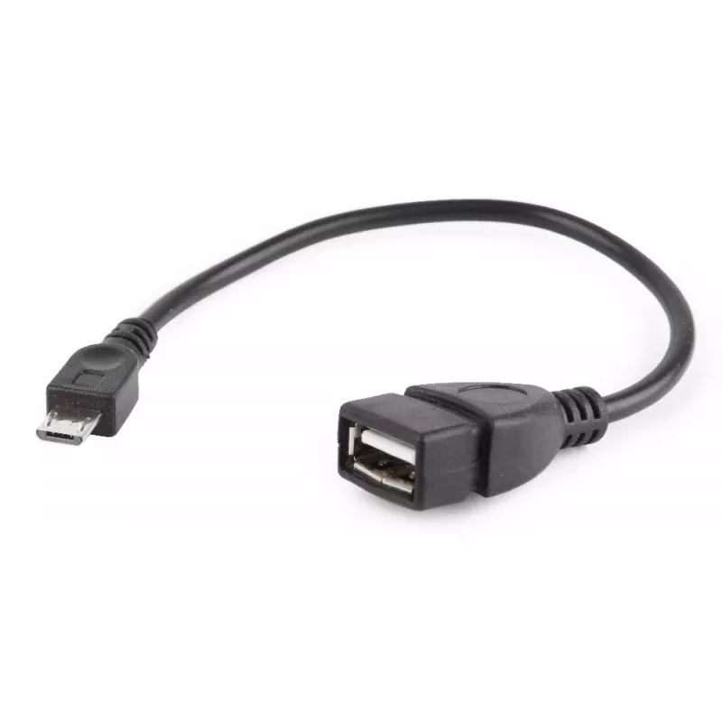 Cabo GEMBIRD USB OTG AF para Micro BM 15 cm - preto