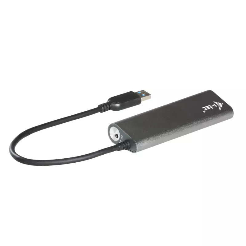 Hub USB i-tec Metal Superspeed USB 3.0 4 portas 5000 Mbit/s cinzento