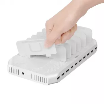 Carregador universal UNITEK Y-2172 dispositivo móvel branco AC auto interior