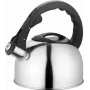 Lamart Lumier LT 7004 chaleira com apito para fogão, 2 l, aço inoxidável, compatível com indução e gás, Inox