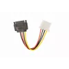Cabo de alimentação GEMBIRD SATA (macho) para Molex (fêmea), 15 cm
