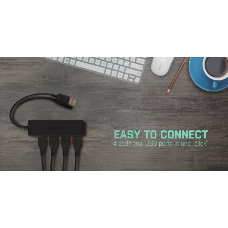 Hub USB i-tec Advance USB 3.0 fino passivo HUB 4 portas