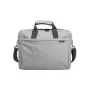 Mala de ombro NATEC Mustela para portáteis até 39,6 cm (15,6 polegadas), poliéster, cinzento, bolso frontal, alça de ombro
