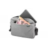 Mala de ombro NATEC Mustela para portáteis até 39,6 cm (15,6 polegadas), poliéster, cinzento, bolso frontal, alça de ombro