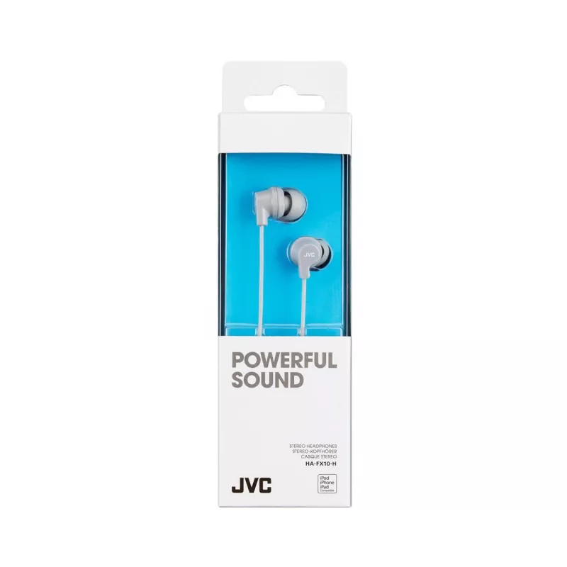 Auscultadores intra-auriculares JVC HA-FX10-H-E coloridos
