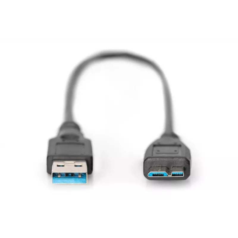 Cabo DIGITUS USB 3.0 USB A - Micro USB B (ak-300117-003-s)