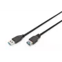 Cabo de extensão DIGITUS USB 3.0 Type-A macho/fêmea 3,0 m (ak-300203-030-s)