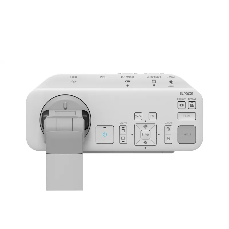Câmara de documentos Epson ELPDC21 cinzento, branco 25,4 / 2,7 mm (1 / 2,7 polegadas) CMOS USB/HDMI