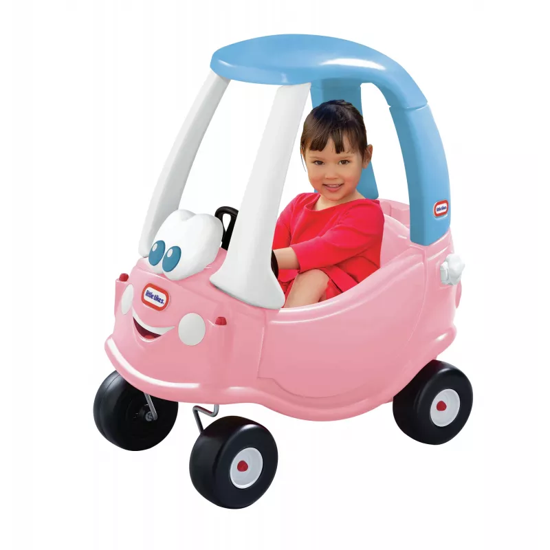 Little Tikes Cozy Coupe Princess, 1,5 anos, 4 rodas, plástico, azul, rosa, branco