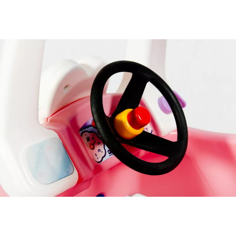 Little Tikes Cozy Coupe Princess, 1,5 anos, 4 rodas, plástico, azul, rosa, branco