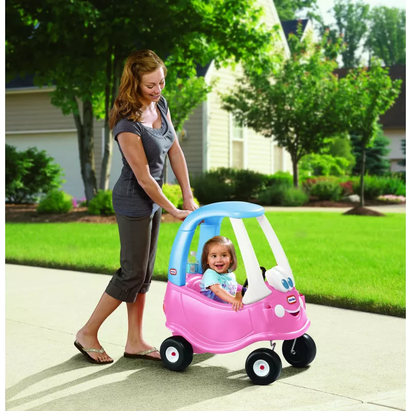 Little Tikes Cozy Coupe Princess, 1,5 anos, 4 rodas, plástico, azul, rosa, branco
