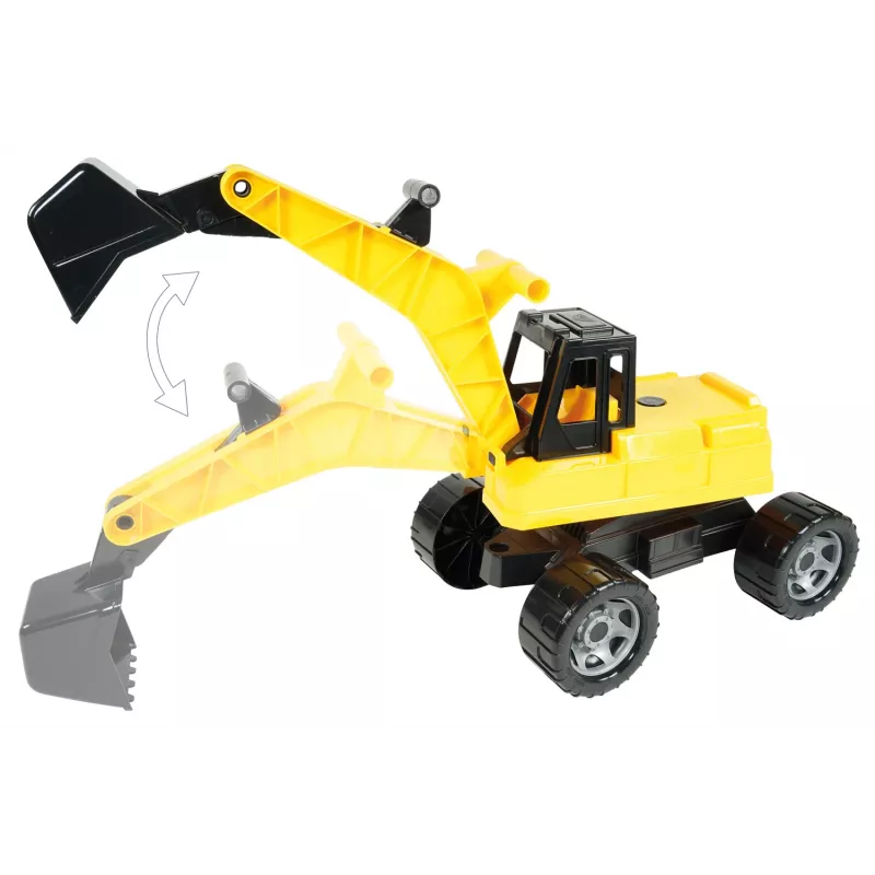 LENA GIGA TRUCKS 02047 escavadora preto-amarelo