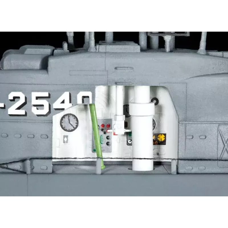 Modelo de submarino Revell Submarino Tipo XXI U 2540 & Interieur