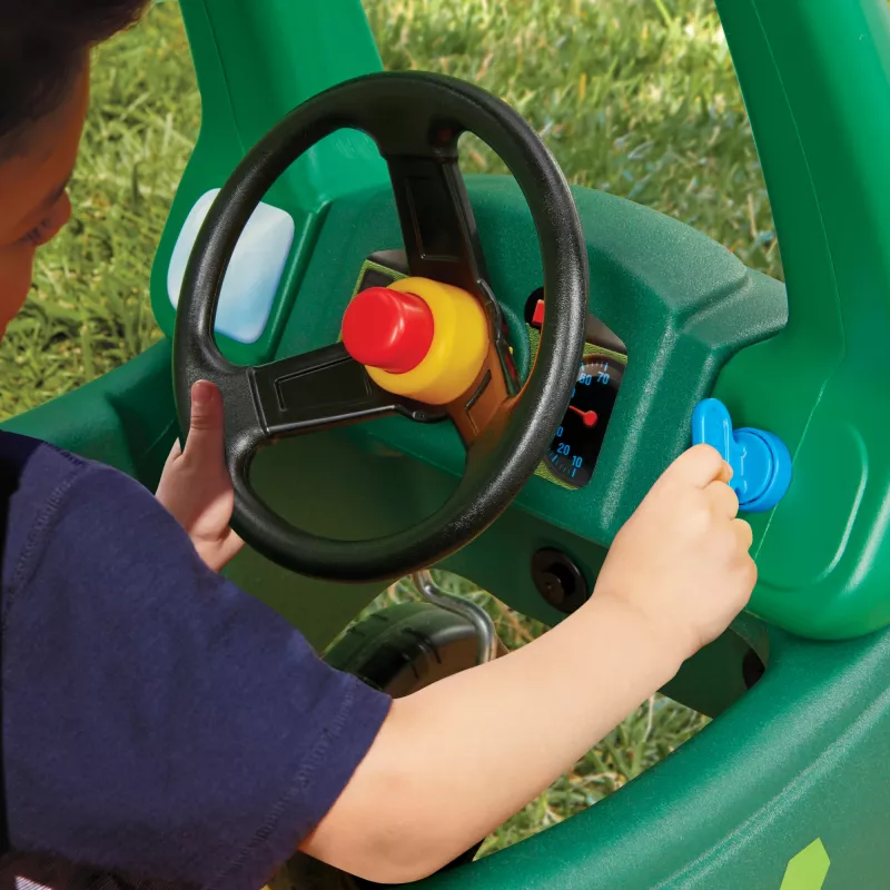 Little Tikes Cozy Coupe Dino, 1,5 anos, 4 rodas, plástico, preto, verde