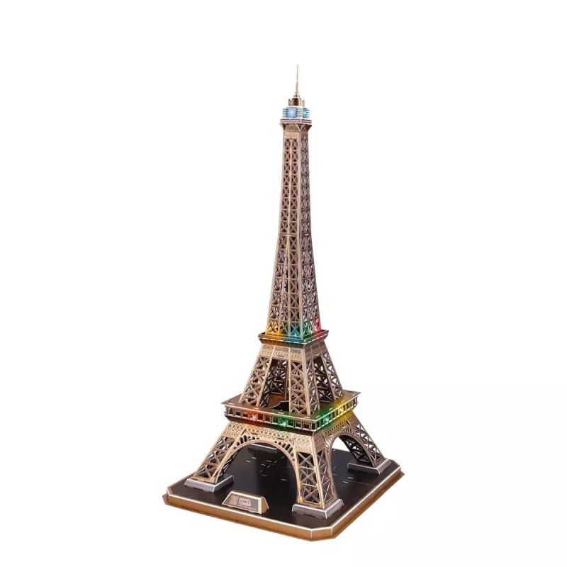 Puzzle 3D CubicFun Torre Eiffel LED