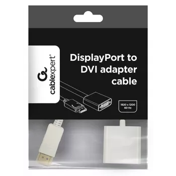 Cabo adaptador GEMBIRD DisplayPort para HDMI – branco