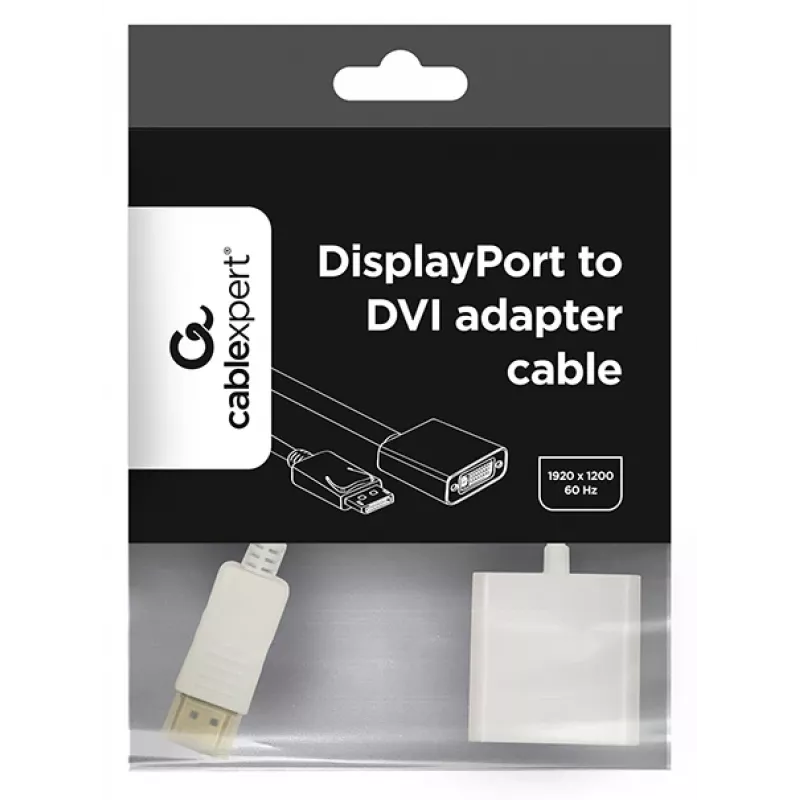 Cabo adaptador GEMBIRD DisplayPort para HDMI – branco