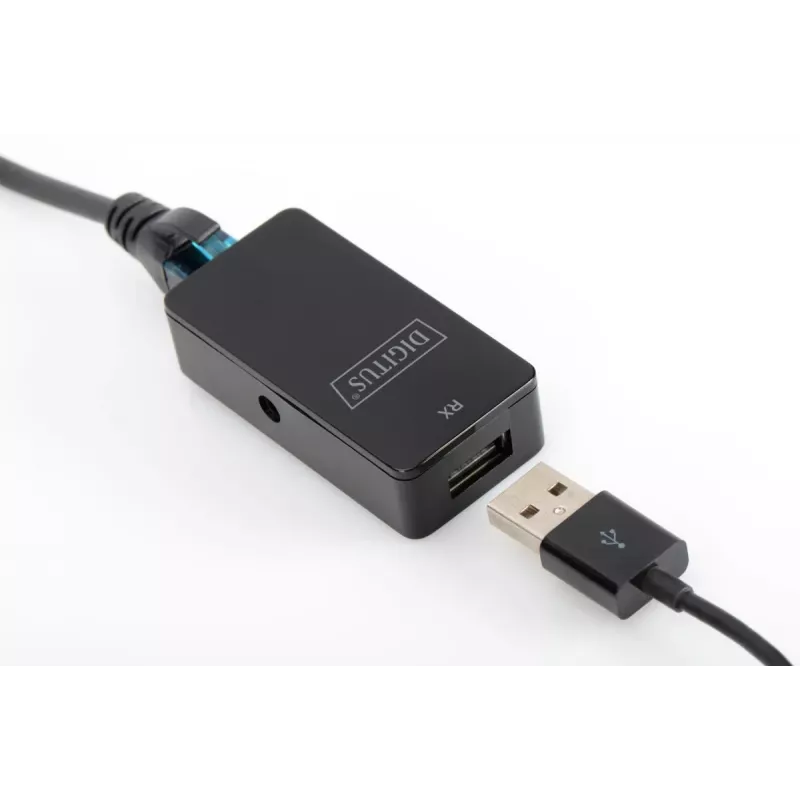 DIGITUS extensor USB USB 2.0 para utilização com cabo Cat5/5e/6 (UTP STP ou SFT) até 50 m