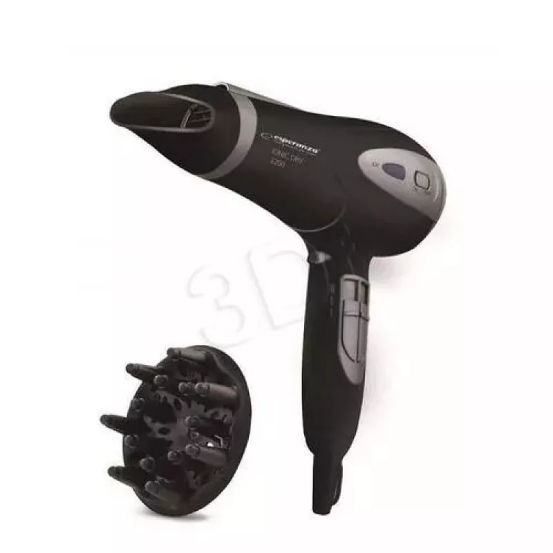 Esperanza Vivien EBH005K secador de cabelo iónico, 2200 W, preto