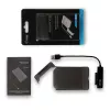 Caixa HDD/SSD i-tec MySafe USB 3.0 Easy 2,5 polegadas caixa externa preta