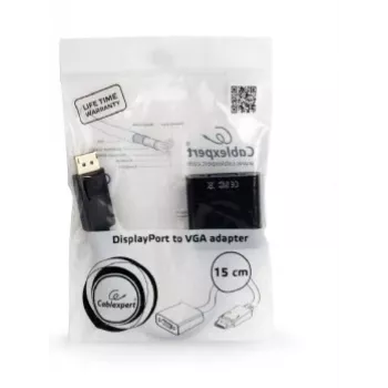 Cabo adaptador GEMBIRD DisplayPort 1.1 para VGA 15cm