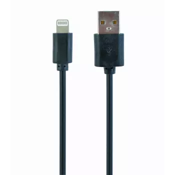 Cabo de sincronização e carregamento GEMBIRD USB para Apple Lightning, 2m - preto