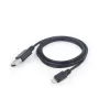 Cabo de sincronização e carregamento GEMBIRD USB para Apple Lightning, 2m - preto