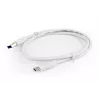 Cabo GEMBIRD USB 3.0 AM para Type-C (AM/CM) 1 m - branco