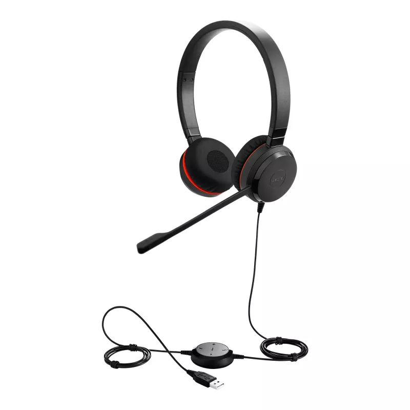 Jabra EVOLVE 30 II UC estéreo, com fios, escritório/callcenter, 150 - 7000 Hz, 171 g, headset, preto
