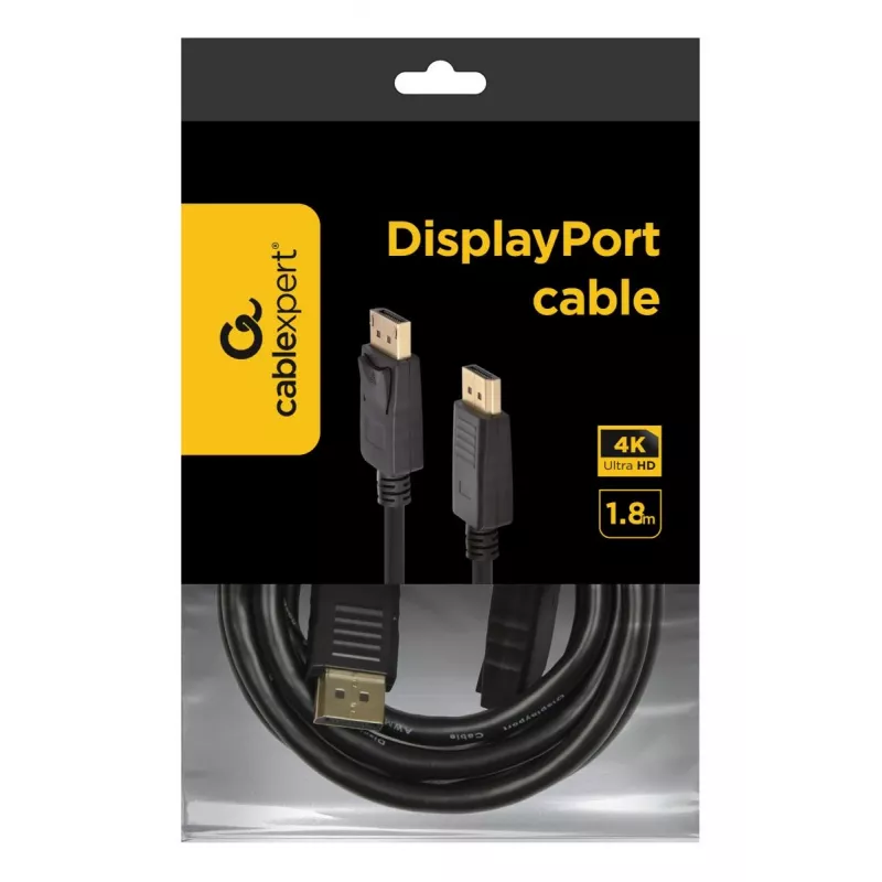 Cabo DisplayPort GEMBIRD 4K V1.2 - 2m