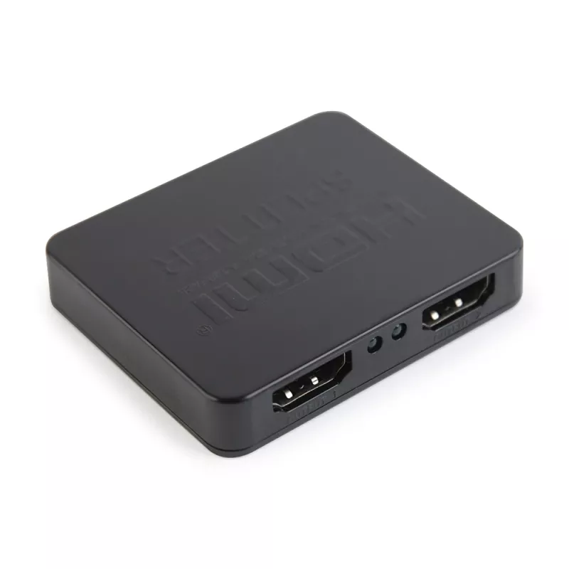 Splitter de vídeo HDMI GEMBIRD DSP-2PH4-03 — 2 saídas HDMI, até 3840×2160, largura de banda 225 MHz, HDCP, 5 V DC, preto