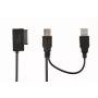 Adaptador externo USB para SATA GEMBIRD para SSD slim SATA, DVD