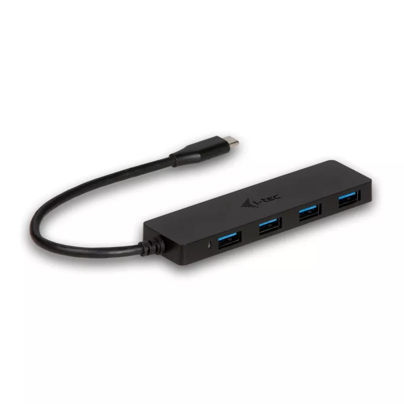 Hub passivo USB-C slim i-tec Advance 4 portas