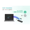 Hub passivo USB-C slim i-tec Advance 4 portas