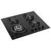 Placa de fogão a gás de encastrar Amica PG6411SR, 4 zonas, controlo mecânico