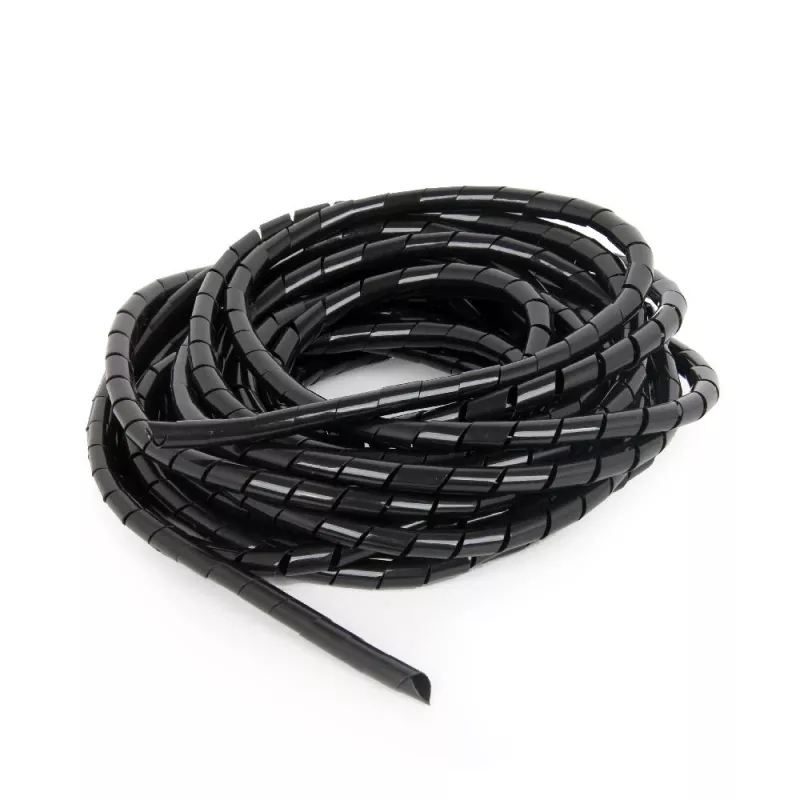 Tubo espiral para cabos GEMBIRD 12mm, 10 m – preto