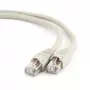 Cabo de rede Gembird Cat6 U/UTP PP6U-0.5M, 0,5 m, ficha RJ-45 macho para ficha RJ-45 macho, branco, AWG24