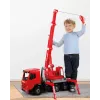 LENA GIGA TRUCKS Camião de bombeiros com grua Arocs, modelo de camião com grua, 3 ano(s), preto, cinzento, vermelho