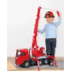 LENA GIGA TRUCKS Camião de bombeiros com grua Arocs, modelo de camião com grua, 3 ano(s), preto, cinzento, vermelho