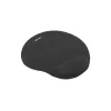 Tapete de rato NATEC Marmot preto com apoio de pulso em gel, superfície de tecido 245×225×22 mm