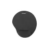 Tapete de rato NATEC Marmot preto com apoio de pulso em gel, superfície de tecido 245×225×22 mm