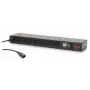 APC NetShelter Switched Rack PDU, 1U, 1PH, 2,3 kW 230 V 10 A ou 2,5 kW 208 V 12 A, 8 saídas C13, cabo C14