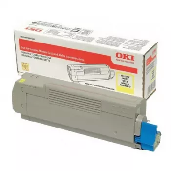 Cartucho de toner OKI - 7 mil páginas - amarelo