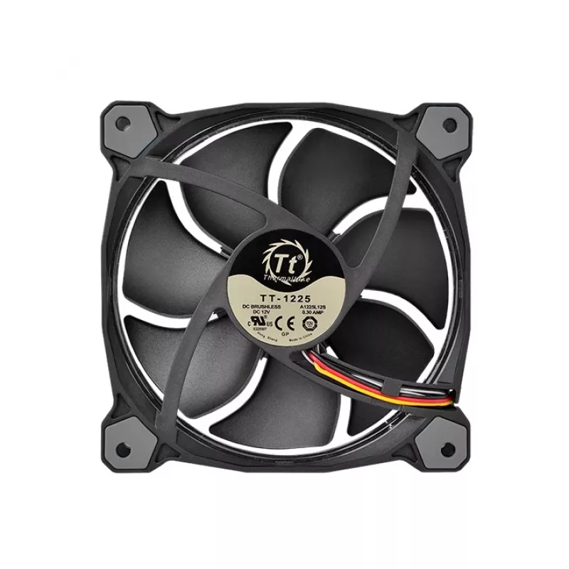 THERMALTAKE Riing 12 LED RGB 256 Colors ventoinha de radiador LED de alta pressão estática (pack de 3 ventoinhas)