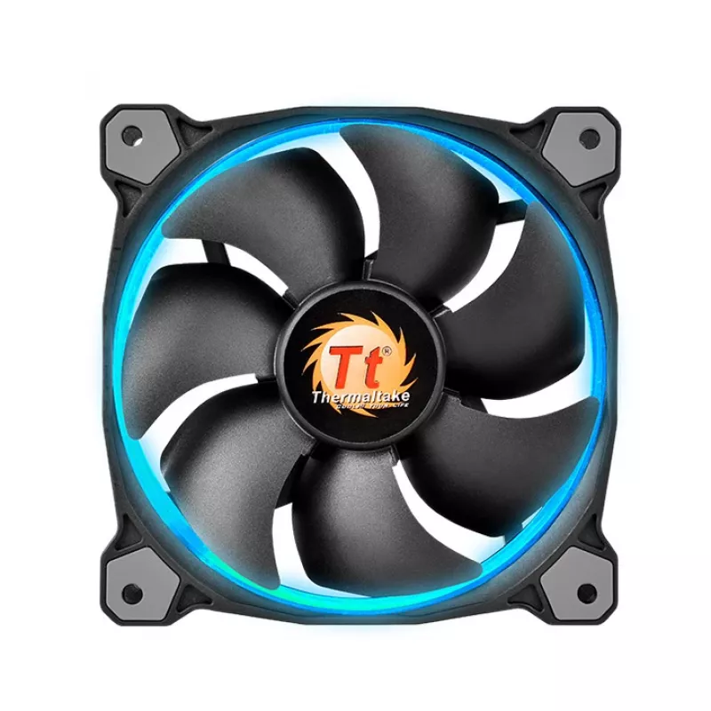 THERMALTAKE Riing 12 LED RGB 256 Colors ventoinha de radiador LED de alta pressão estática (pack de 3 ventoinhas)
