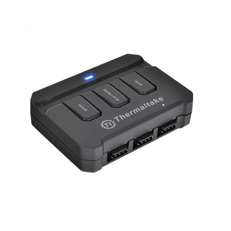 THERMALTAKE Riing 12 LED RGB 256 Colors ventoinha de radiador LED de alta pressão estática (pack de 3 ventoinhas)