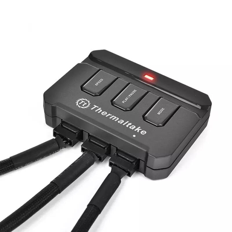 THERMALTAKE Riing 12 LED RGB 256 Colors ventoinha de radiador LED de alta pressão estática (pack de 3 ventoinhas)