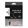 Cabo de dados GEMBIRD SATA III, clipes metálicos, 50 cm – embalagem bulk
