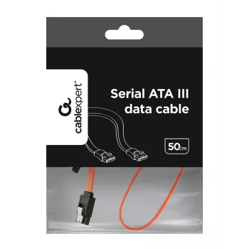 Cabo de dados GEMBIRD SATA III, clipes metálicos, 50 cm – embalagem bulk